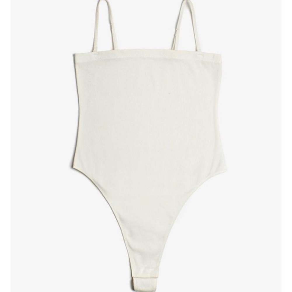 Inamorata Ribbed Bodysuit & Crop Top (removeable straps) UGC